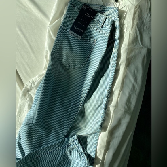 Kenzie Mid Rise Striped Jean - Picture 3 of 6